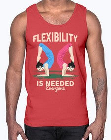 Flexibility is Needed 218#- yoga- Cotton Tank