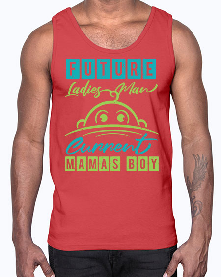 Future ladies man Style 80#- baby shower- Cotton Tank