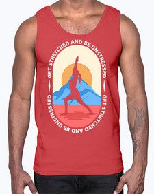 Get Stretched 225#- yoga- Cotton Tank