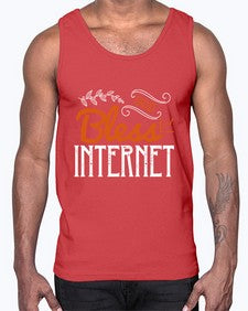 God bless internet 77#- internet- Cotton Tank