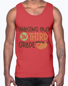 Hanging Out in Third 236#- third grade- Cotton Tank