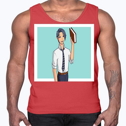 Happy teacher 185#- anime- Cotton Tank