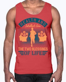 Health and intellect are the two blessings of life Style 36#- diabetes- Cotton Tank