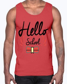 Hello School 319#- general school- Cotton Tank