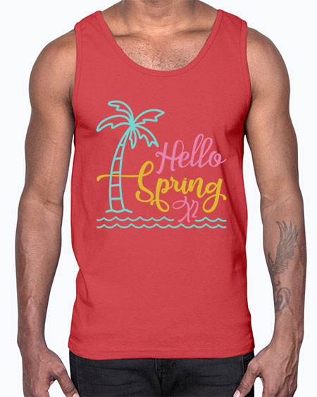 Hello Spring x Style 64#- summer- Cotton Tank