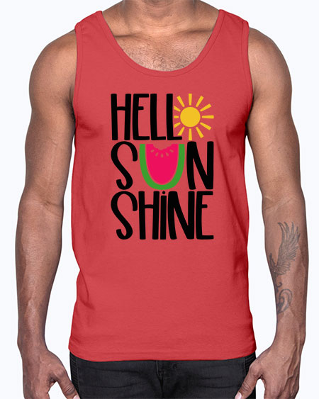 Hello Sunshine Style 37#- summer- Cotton Tank