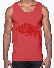 HermitCrabMandala 518#- mandala- Cotton Tank