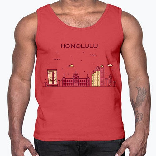 Honolulu 906#- cities- Cotton Tank