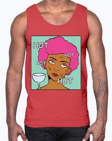 Hot 536#- art pop art- Cotton Tank
