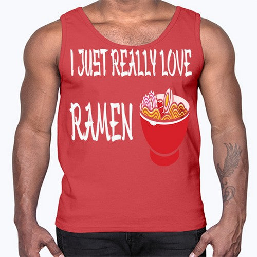 I Just Love Ramen Japanese Anime 238#- anime- Cotton Tank