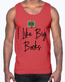 I Like Big Books 363#- librarian- Cotton Tank