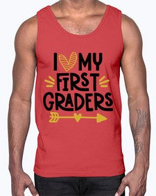 I Love My First 365#- first grade- Cotton Tank