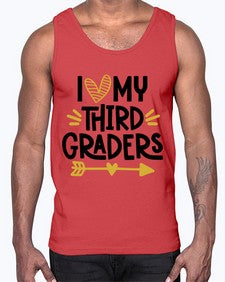 I Love My Third 368#- third grade- Cotton Tank