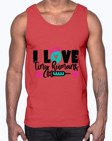 I Love Tiny Humans Style Style 904#- nurse- Cotton Tank