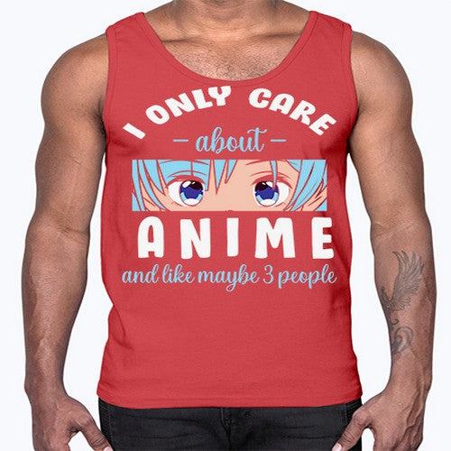 I Only Like People Anime Japanese 241#- anime- Cotton Tank