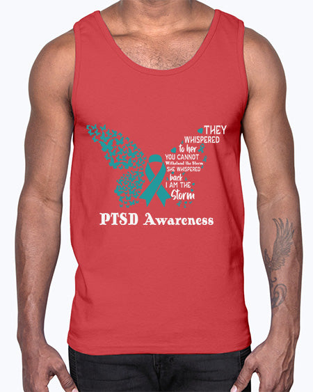 I am the storm PTSD 20#- PTSD- Cotton Tank