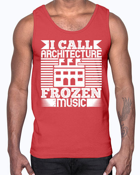 I call architecture frozen music Style 189#- architect- Cotton Tank