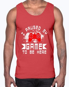I paused my game to be here 54#- computer- Cotton Tank