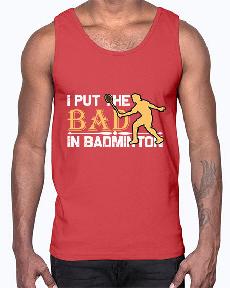 I put 1096#- badminton- Cotton Tank