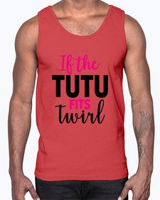 If the tutu fits twirl 137#- ballet- Cotton Tank
