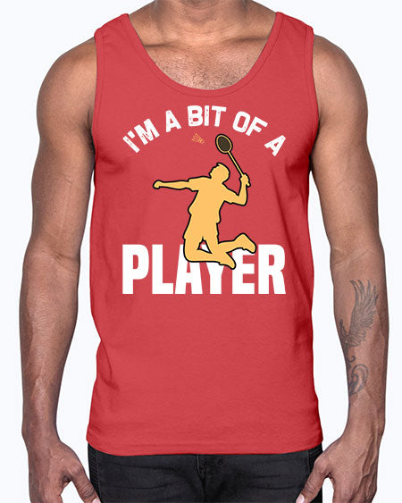 Im a bit 1071#- badminton- Cotton Tank