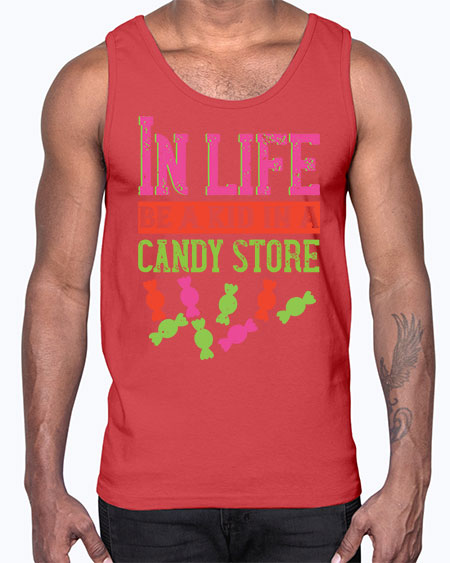 In life be a kid in a candy store Style 123#- kids- Cotton Tank
