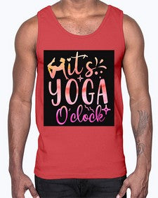 It s yoga O clock  345#- yoga- Cotton Tank