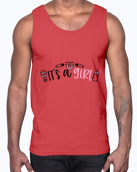 Its A Girl Style 355#- baby- Cotton Tank