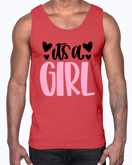 Its A Girl Style 356#- baby- Cotton Tank