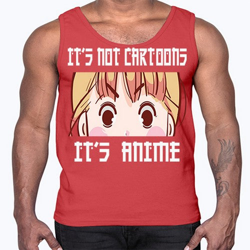Its Not Cartoons Its Anime Anime 255#- anime- Cotton Tank