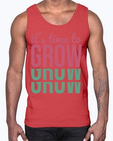 Its Time to Grow 9#- internet- Cotton Tank