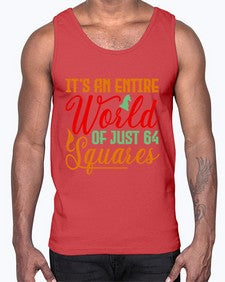 Its an entire world of just squares 124#- chess- Cotton Tank