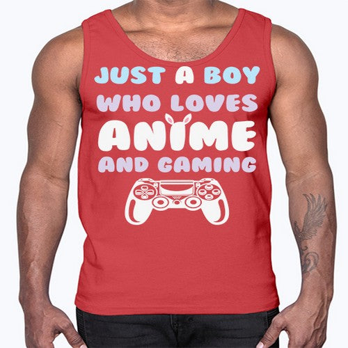Just A Boy Who Loves 261#- anime- Cotton Tank