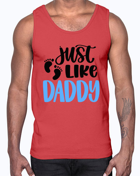 Just Like Daddy Style 357#- baby- Cotton Tank