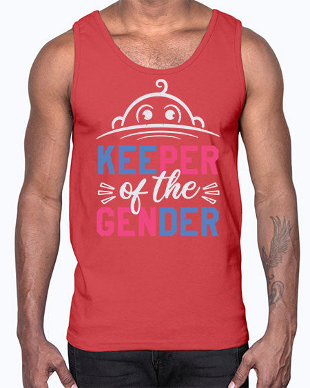 Keeper of the gender Style 135#- baby shower- Cotton Tank
