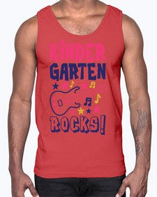 Kindergarten Rocks 433#- kindergarten- Cotton Tank