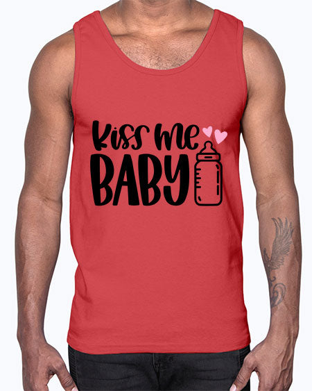 Kiss Me Baby Style 360#- baby- Cotton Tank