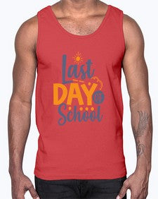 Last day of school 453#- last day of school- Cotton Tank