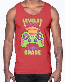 Leveled up to third Grade 472#- third grade- Cotton Tank