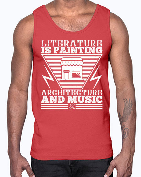 Literature is painting architecture and music Style 275#- architect- Cotton Tank