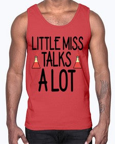 Little miss talks a lot 488#- general school- Cotton Tank