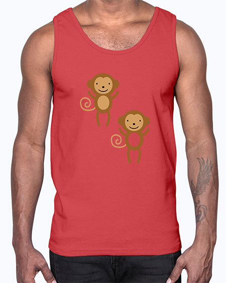 Little_monkeys_MF_5814- monkey- Cotton Tank