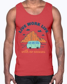 Live Work Life 6#- internet- Cotton Tank