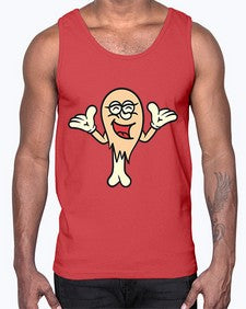 Lonesome chick 160#- cartoon food- Cotton Tank