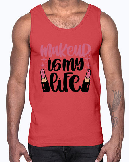 Makeup Is My Life Style 44#-makeup Cotton Tank