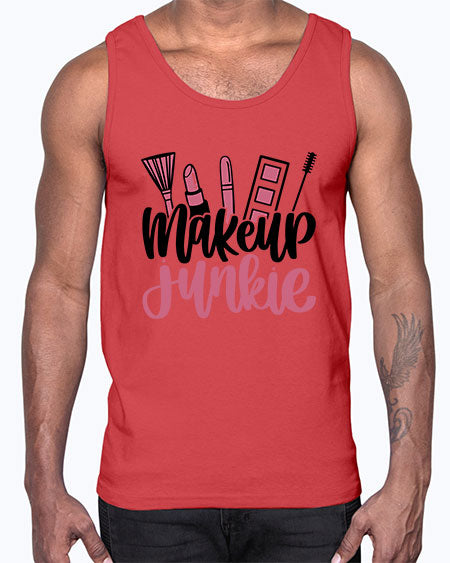 Makeup Junkie Style 43#-makeup Cotton Tank
