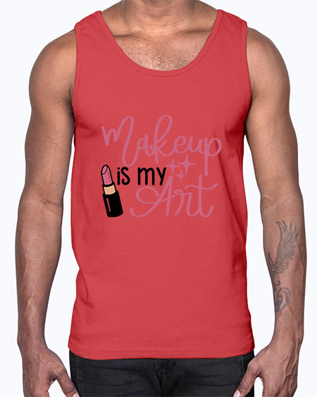 Makeup is my Art Style 47#-makeup Cotton Tank