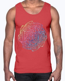Mandala Dream Rainbow Glitter 760#- mandala- Cotton Tank