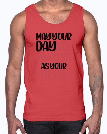 May Your Day Be As Flawless As Your Makeup Style 37#-makeup Cotton Tank