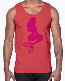 MermaidMandalaUpdated 933#- mandala- Cotton Tank